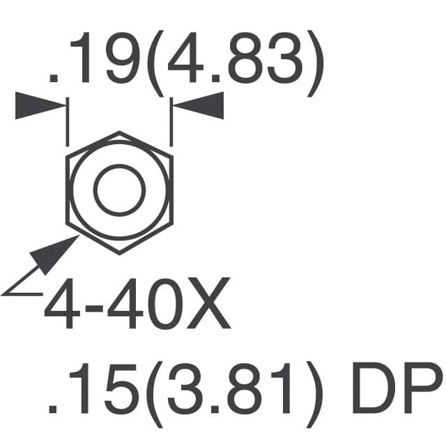 3341-1L 3M  Tornillos de fijación para conectores D-Sub en forma de D